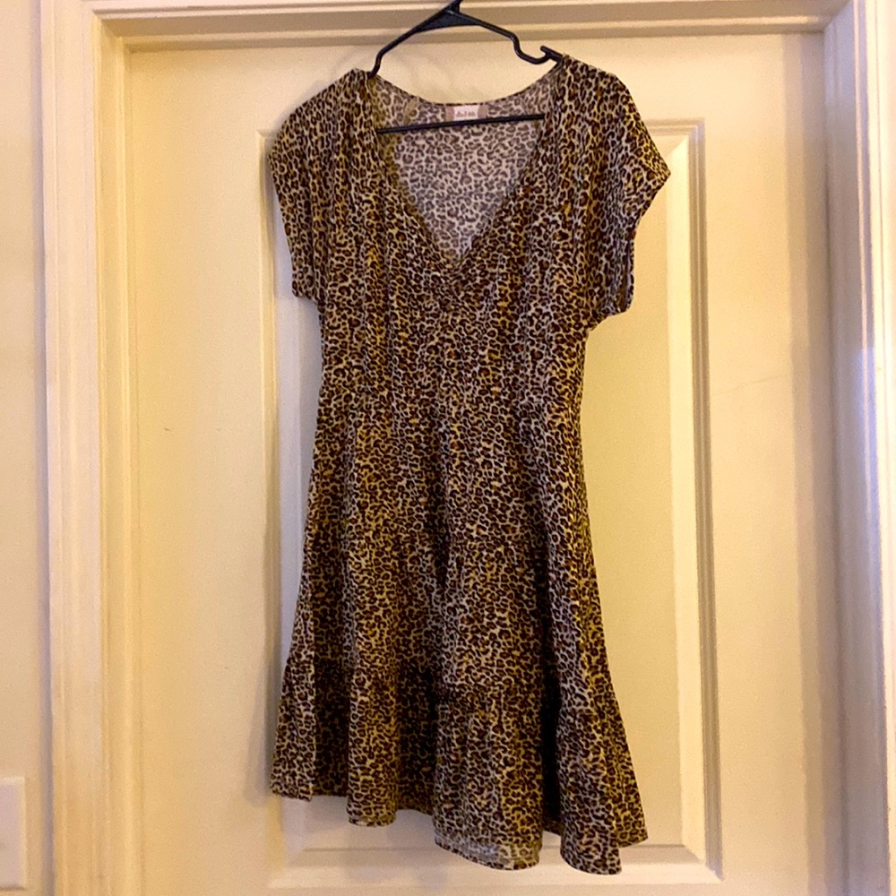 Womens Altard State Leopard Print Dress